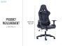 Picture of RAIDERS Swivel Gaming Chair (Black)