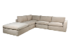 Picture of SKYLAR Sectional Modular Fabric Sofa (Sandstone) - Chaise Facing Left