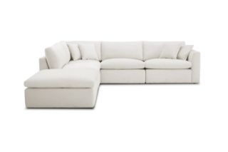 Picture of SKYLAR Sectional Modular Sofa (Cream) - Chaise Facing Left