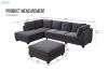 Picture of LIBERTY PREMIUM Sectional Sofa with Ottoman (Dark Grey) 