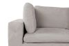 Picture of SUSSEX Memory Foam 4 Seater Extra Large Sofa with Ottoman (Light Grey)