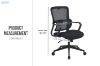 Picture of WELLS Mid Back Office Chair (Black)