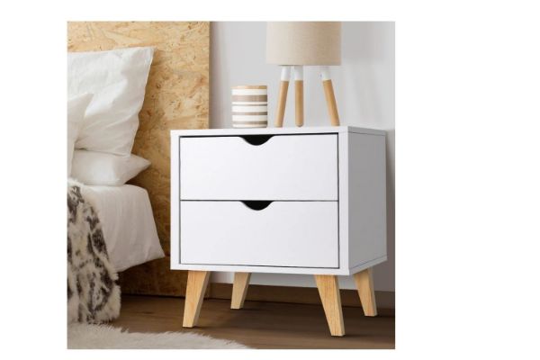 Picture of ARTIE 2-Drawers Bedside Table