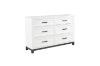 Picture of CLOUDLAND 6-Drawer Dresser with Mirror