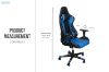 Picture of RAIDERS Swivel Gaming Chair (Blue with Black)