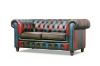 Picture of WILLIFORD 3/2 Seater 100% Genuine Leather Chesterfield Patchwork Sofa Range (Multicolor)