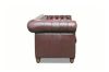 Picture of WILLIFORD 3/2 Seater 100% Genuine Leather Chesterfield Sofa Range (Maroon)