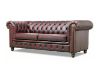 Picture of WILLIFORD Chesterfield Top Grain Leather Sofa Range (Maroon) - 3+2 Sofa Set