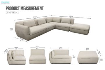 Picture of WALTON Premium Chenille Fabric Modular Sofa