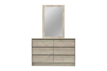 Picture of MOOK 6-Drawer Dresser with Mirror