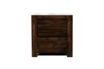 Picture of MALAGA 2 Drawer Bedside Table (Walnut) 