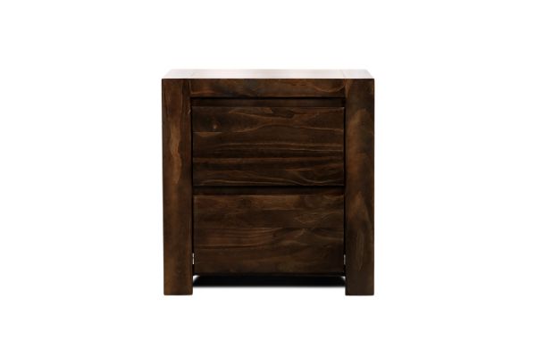 Picture of MALAGA 2 Drawer Bedside Table (Walnut) 