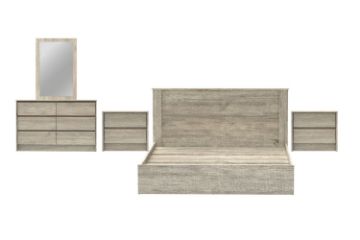 Picture of MOOK Bedroom Combo Set in Queen Size - 5PC Combo