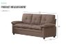 Picture of HIlDA 3 Seater sofa (Brown)