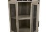 Picture of HAAKEN Corner Oak Bar Buffet & Hutch (Grey)