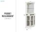 Picture of HAAKEN Corner Bar Buffet & Hutch (White)
