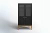 Picture of WILLA Dry Bar Cabinet (Black  & Gold)