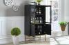 Picture of WILLA Dry Bar Cabinet (Black  & Gold)