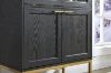 Picture of WILLA Dry Bar Cabinet (Black  & Gold)