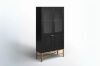 Picture of WILLA Dry Bar Cabinet (Black  & Gold)