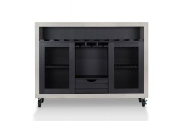 Picture of RALYNA Wine Cabinet / Kitchen Island (Black)