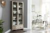 Picture of OTLEY Accent Corner Display Cabinet (Grey)