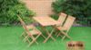 Picture of BALI Solid Teak Wood 5PC Outdoor Dining Set (Foldable Table)