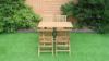 Picture of BALI Solid Teak Wood 5PC Outdoor Dining Set (Foldable Table)