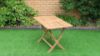 Picture of BALI Solid Teak Wood 5PC Outdoor Dining Set (Foldable Table)