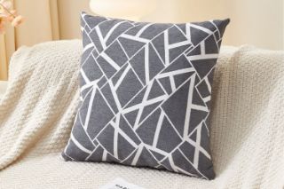 Picture of LINEISM Loop Yarn Cushion with Inner (45CM x 45CM) - Grey