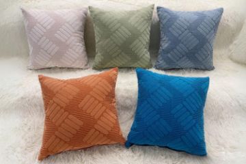 Picture of CBANNER SAPHIR Chiffon Fabric Cushion with Inner in Multiple Colours (45cm x 45cm)