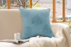 Picture of FRESH PUMPKIN Chenille Fabric Cushion with Inner in Multiple Colours (45cmx45cm) - Blue