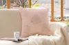 Picture of FRESH PUMPKIN Chenille Fabric Cushion with Inner in Multiple Colours (45cmx45cm) - Pink