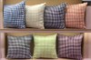 Picture of HOUNDSTOOTH Linen Black Cushion with Inner(45x45cm)
