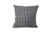 Picture of HOUNDSTOOTH Linen Black Cushion with Inner(45x45cm)