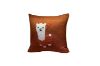 Picture of ALPACA EMBROIDERY Linen Cushion with Inner in Multiple Colours (45x45cm)