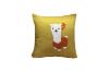 Picture of ALPACA EMBROIDERY Linen Cushion with Inner in Multiple Colours (45x45cm)