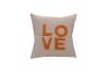 Picture of LOVE Woolen Plush Cushion with Inner in Multiple Colours (45cm x 45cm)