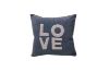 Picture of LOVE Woolen Plush Cushion with Inner in Multiple Colours (45cm x 45cm)