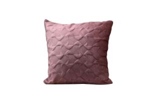 Picture of GEOMETRIC Velvet Cushion with Inner in Multiple Colours (45cm x 45cm) - Pink