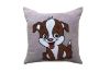 Picture of EMBROIDERY Linen Cushion in Multiple Colors (45cm x 45cm) - White Rabbit