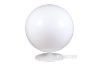 Picture of REPLICA Fiber Glass & Cashmere BALL Chair (White Shell with Red Cashmere Interior)