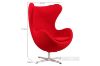 Picture of EGG Chair Replica in Fiber Glass & Wool