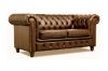 Picture of WILLIFORD 3/2 Seater Chesterfield Top Grain Leather Sofa Range (Tobacco)