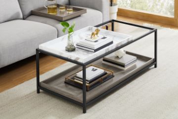 Picture of YUKON Coﬀee Table with 2 Removable Trays