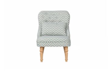 Picture of HAXBY Lounge Chair (Blue and White)