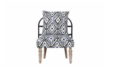 Picture of PAISLEY Lounge Chair (Black/White)