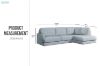 Picture of KOSTA Fabric Sectional Sofa