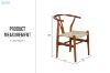 Picture of WISHBONE Solid Beech Y Replica Chair (Walnut)