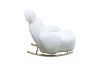 Picture of [FLOOR MODEL CLEARANCE] BARBIE Rocking Chair with ottoman (Cream)